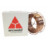 Fil soudure arcweld as2 diam�tre 1, 2 mm bobine plastique 15 kg lincoln electric c12p015p6e02