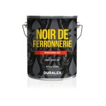 Finition antirouille mate noir de ferronnerie 1l - duralex - 108100603