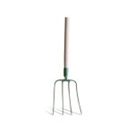 Fourche  fumier 4 dents avec manche bois 130cm - mercier - 7706