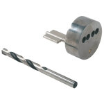 Gabarit mottura 3 points avec foret 8 x 117 mm madelin 5654