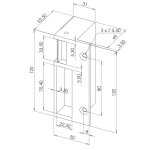 Gche  mission or gauche 120mm 12 / 24v ac / dc + varis - heracles - pca - 1017i - or