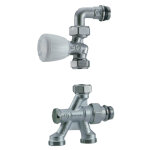 Robinet de radiateur monotube querre 1 / 2 d18 giacomini r436ix044