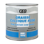 Graisse calcique rose boîte 600g - geb - 651130 Graisse calcique rose boîte 600g - geb - 651130