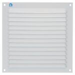 Grille à persienne 436 largeur 200mm hauteur 200mm époxy blanc ral 9010 - renson - 8332 Grille à persienne 436 largeur 200mm hauteur 200mm époxy blanc ral 9010 - renson - 8332