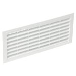 Grille de ventilation en applique type 100cm rectangulaire 84x230mm - nicoll - 1b111