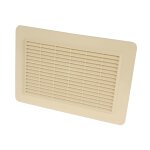 Grille de ventilation en applique rectangulaire pour fa�ades type 200 cm� sable nicoll 1gapm2