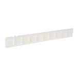 Grille de ventilation en applique rectangulaire plate  fermeture 40x300mm - nicoll - 1pf300