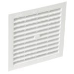 Grille de ventilation carre  visser ou  coller type 100cm2 - nicoll - 1b114