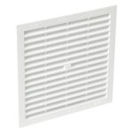 Grille de ventilation carre  visser ou  coller type 200cm2 - nicoll - 1b214