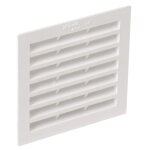 Grille de ventilation carre  visser ou  coller type 50cm2 - nicoll - 1b64