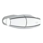Support mural pour douchette chrom� orientable movario grohe 28401000