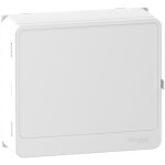 Habillage + porte styl blanc resi9 13 modules pour panneau de contr�le et bloc de commande schneider ...