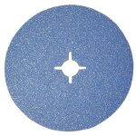 Bote de 25 disques fibre de zirconium 125 mm grain 80 hanger 150022