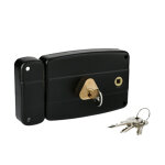 Serrure monopoint en applique ercy 5 goupilles 5g horizontal fouillot gauche cylindre de 50 mm heracles ...