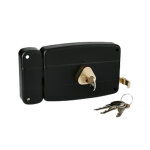 Serrure monopoint en applique ercy 5 goupilles 5g horizontal tirage gauche cylindre de 45 mm heracles ...