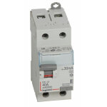 Interrupteur diffrentiel dx - id 2p 230v 40a type a 30ma - legrand - 411555
