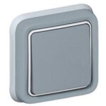 Interrupteur ou va - et - vient tanche plexo complet ip55 encastr gris - legrand - 069811