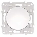 Interrupteur va - et - vient odace 10a  vis blanc 50hz - schneider electric - s520204