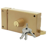 Serrure monopoint zenith 541 horizontal tirage cylindre de 45 mm gauche iseo 25020455. 5