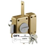 Verrou  bouton a2p * cavith 1400 mtallis or 3 cls iseo 14000001 *