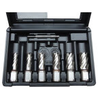 Jepson power jeu de 6 fraises hss - co + pointe carbure tungst�ne weldon 19 mm jepson 490145