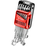 Jeu de 12 cls mixtes mtriques sur tui portatif facom 440. jp12apb