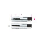 Jeu de 2 tarauds � main filetage gas 1'' beta 434 asg1