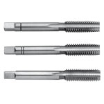 Jeu de 3 tarauds main whitworth bsw 5 / 8'' alpha coupe bb380 - 5 / 8