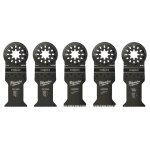 Jeu de 5 lames plongeantes pour bois et m�tal 5 pi�ces milwaukee 48906115
