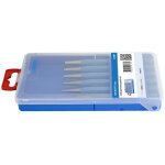 Jeu de 6 chasse - clous en bo�te plastique unior tools 601737