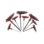 Jeu de 8 cls mles 6 pans tte emmanches en 't' - hanger - 250190