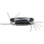 Jeu de 8 clés mâles étoilé percée sur monture bi - matière - hanger - 250114 Jeu de 8 clés mâles étoilé percée sur monture bi - matière - hanger - 250114