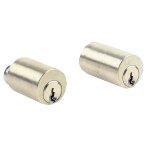 Jeu de cylindre longueur de 50mm laiton poli pour serrure vega fourni avec 3 cls - jpm - 833750 - 01 ...