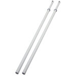 Jeu de tringles pour serrure s�rie 600 � 632 cr et 63mc blanc ral9010 heracles y8 - 1005630tgb
