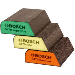 Kit 3 ponges multi - form combin expert 3 grains - bosch - 2608901174