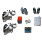 Kit complet avec moteurs enterrs pour portails battants cardin kt - hlxcore24t