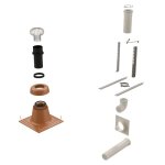 Kit entr�e murale renolux condensation 110 / 160 mm ubbink - 290336