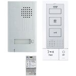 Kit portier audio 2 fils intégral mains libres blanc - aiphone - 118712 Kit portier audio 2 fils intégral mains libres blanc - aiphone - 118712
