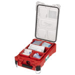 Kit de premier secours packout � base de polym�res r�sistants aux chocs milwaukee 4932478879 rouge