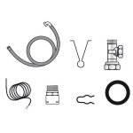 Kit de raccordement hydraulique pour r�chauffeur gamme 2000 eco radio system frisquet f3aa40447