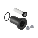 Kit de raccordement pour wc suspendu d 90 mm geberit 152. 404. 46. 1 noir