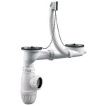 Kit de vidage complet pour vier 2 cuves d50 avec trop plein valentin 00 784500 000 00