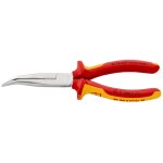 Pince � becs demi - ronds coud�e isolante 1000 v 200 mm knipex 26 26 200