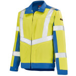 Lafont blouson de travail haute visibilit mixte lutea work vision 2 jaune fluo / bleu azur t1 lafon ...