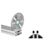 Lame de scie circulaire aluminium / plastics hw 160x2, 2x20mm tf52 - festool - 496306