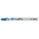 Lame de scie sauteuse t118 b basic for metal 5 pices - bosch - 2608631014