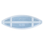 Lamelle transparente c10 en carton � 300 pi�ces lamello 145012