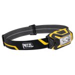 Lampe frontale aria 2r noir / jaune avec batterie rechargeable core petzl e070ca00