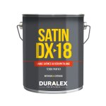 Laque satine glycrophtalique dx18 intrieur extrieur 3 l duralex 106100202 blanc