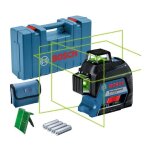 Laser lignes gll 3 - 80 g professional + piles + coffret - bosch - 0601063y00